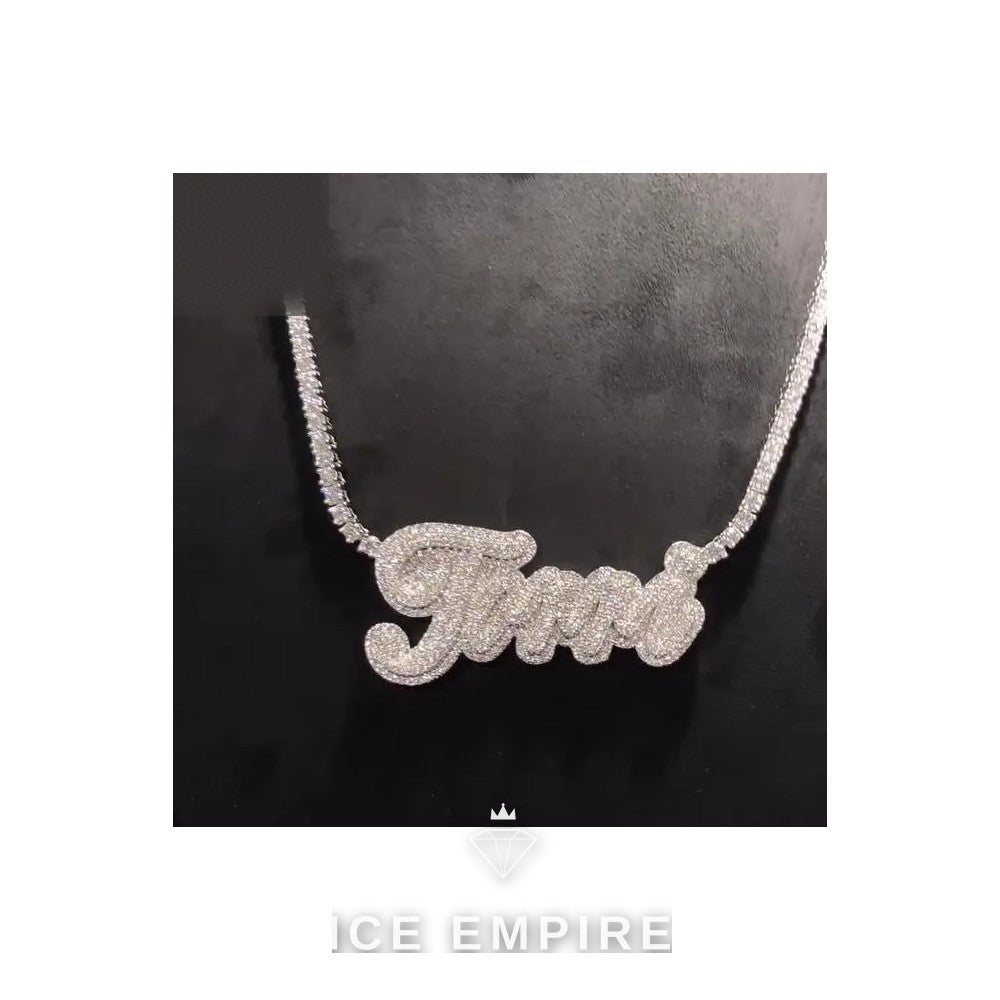 Iced Out Rose Gold Plated Cuban Chain
