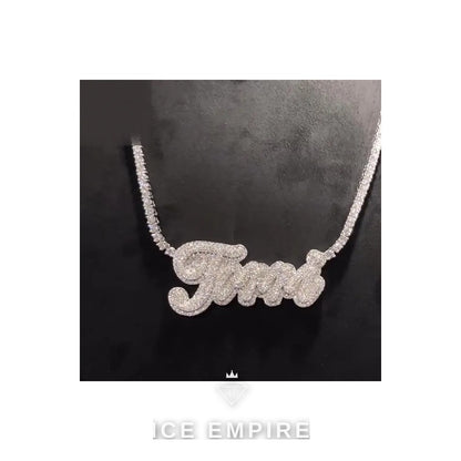 Iced Out Rose Gold Plated Cuban Chain