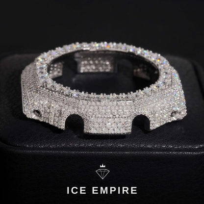 Iced Out Gold Plated Moissanite Watch