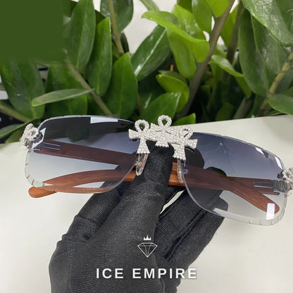 Iced Out 925 Silver Glasses