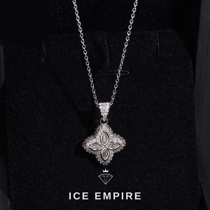 Iced Out 925 Silver Pendant