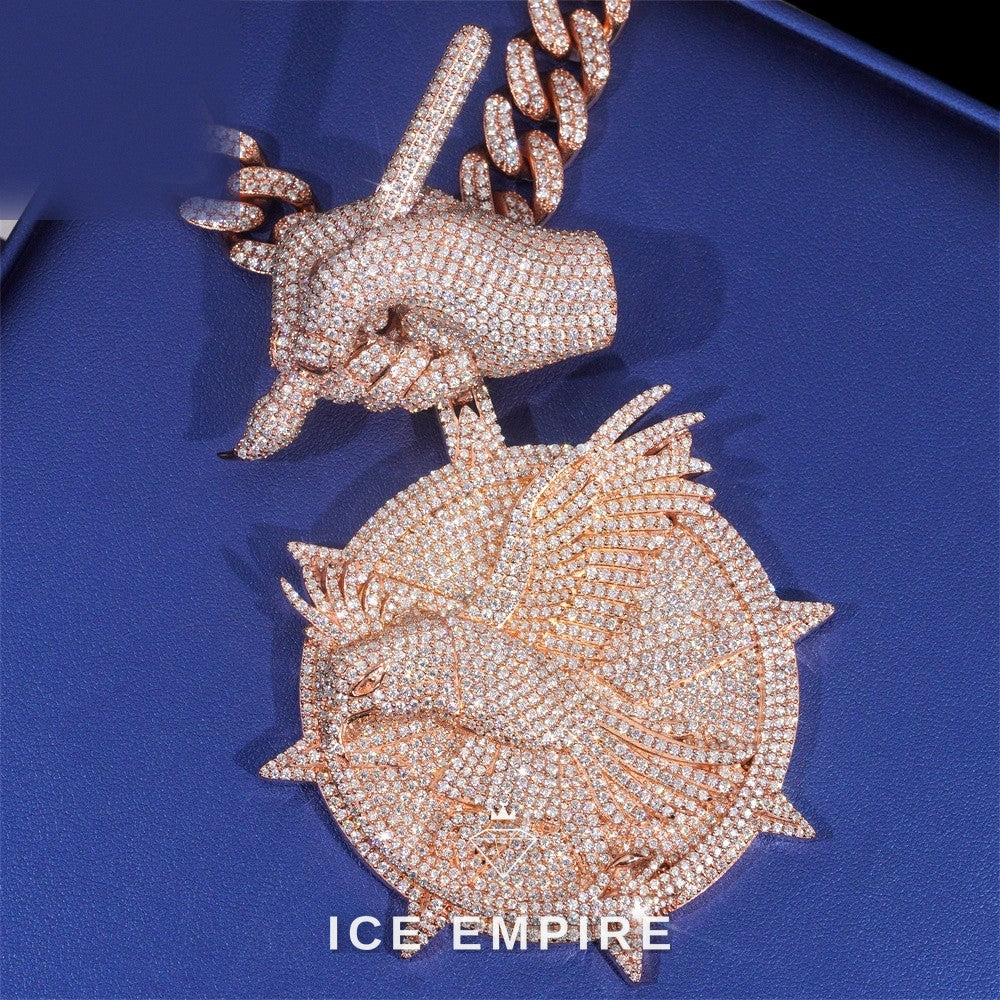 Iced Out 925 Silver Cuban Chain