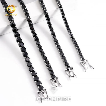 Iced Out Rose Gold Plated Moissanite Cuban Chain