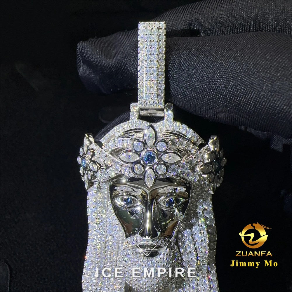 Iced Out 925 Silver Moissanite Pendant