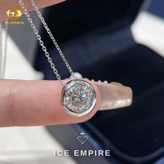Iced Out 14K Gold Lab Grown Diamond Chain