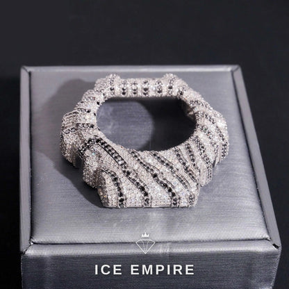 Iced Out 925 Silver Moissanite Watch