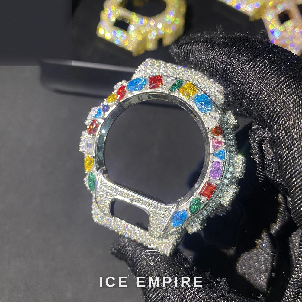 Iced Out 925 Silver Moissanite Watch