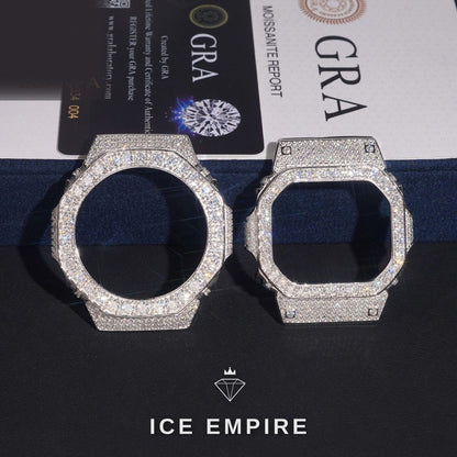 Iced Out 925 Silver Moissanite Watch