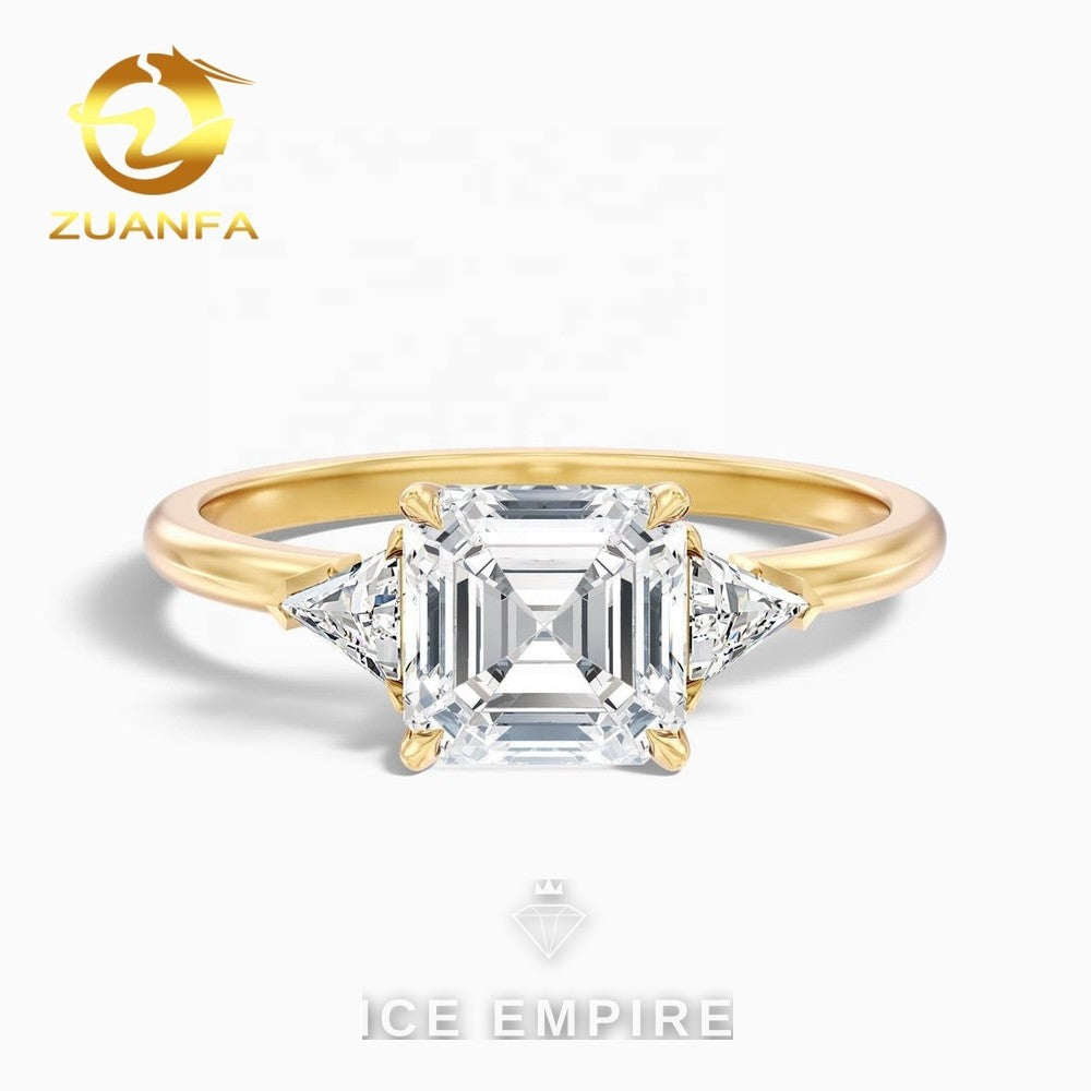 Iced Out Gold Plated Lab Grown Diamond Pendant