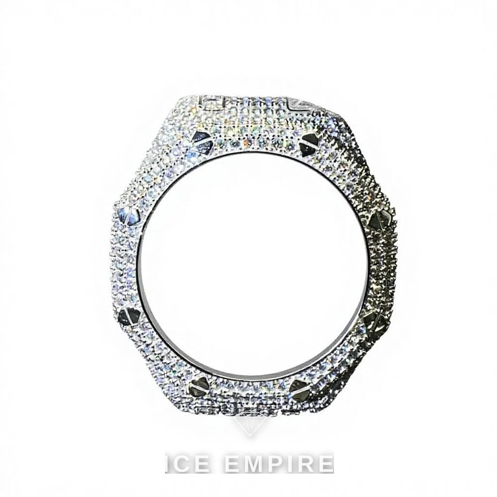 Iced Out 925 Silver Moissanite Watch