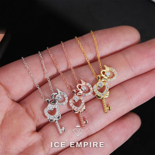 Iced Out Rose Gold Plated Cuban Chain