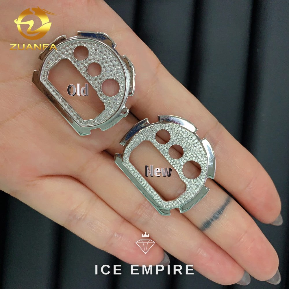 Iced Out 925 Silver Moissanite Watch
