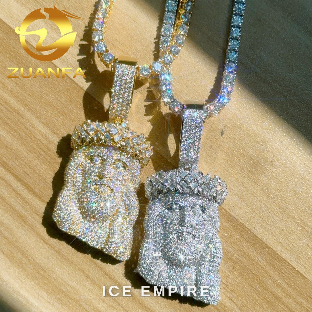 Iced Out Rose Gold Plated Moissanite Cuban Chain