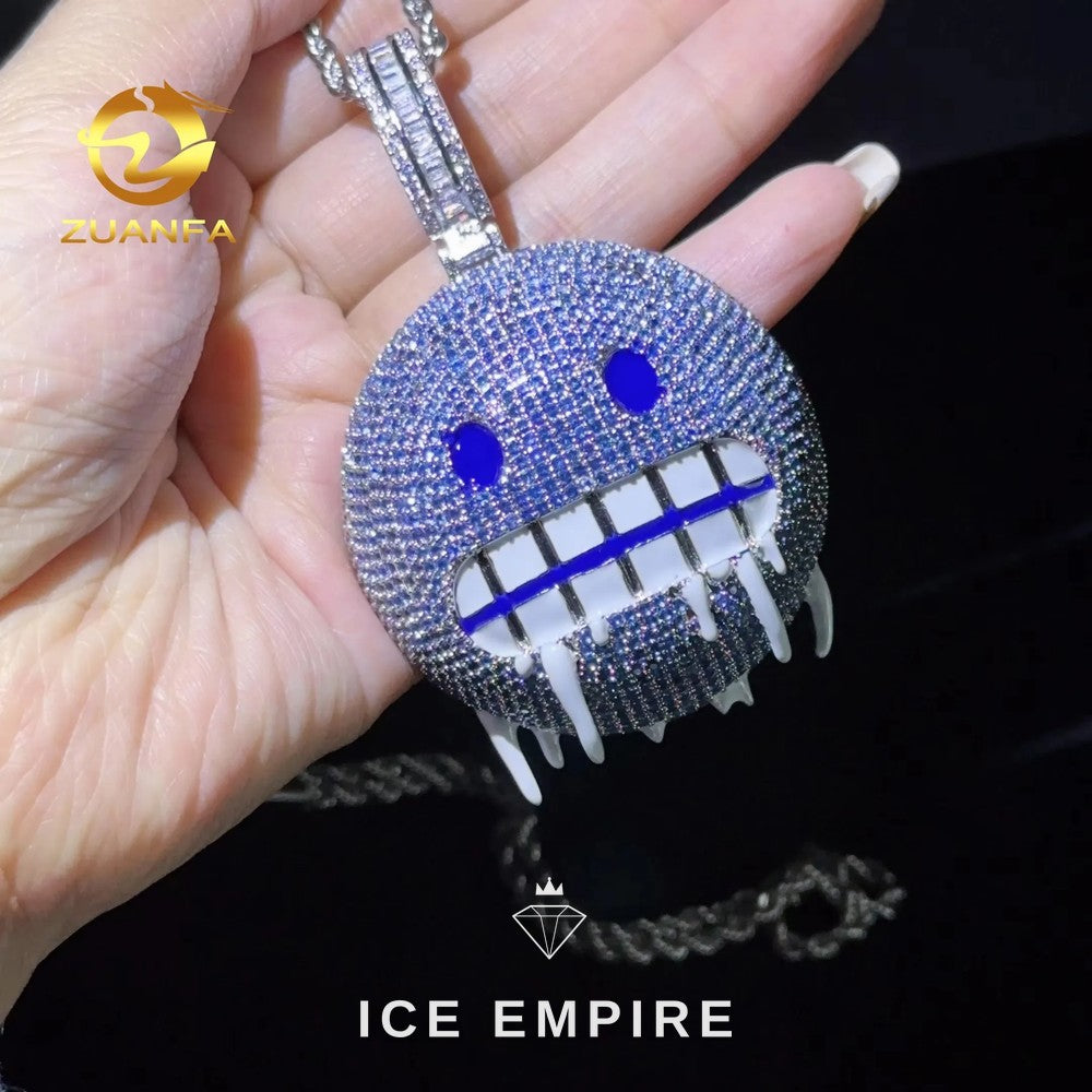 Iced Out 925 Silver Cuban Chain