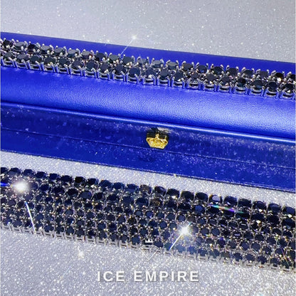 Iced Out Rose Gold Plated Moissanite Cuban Chain