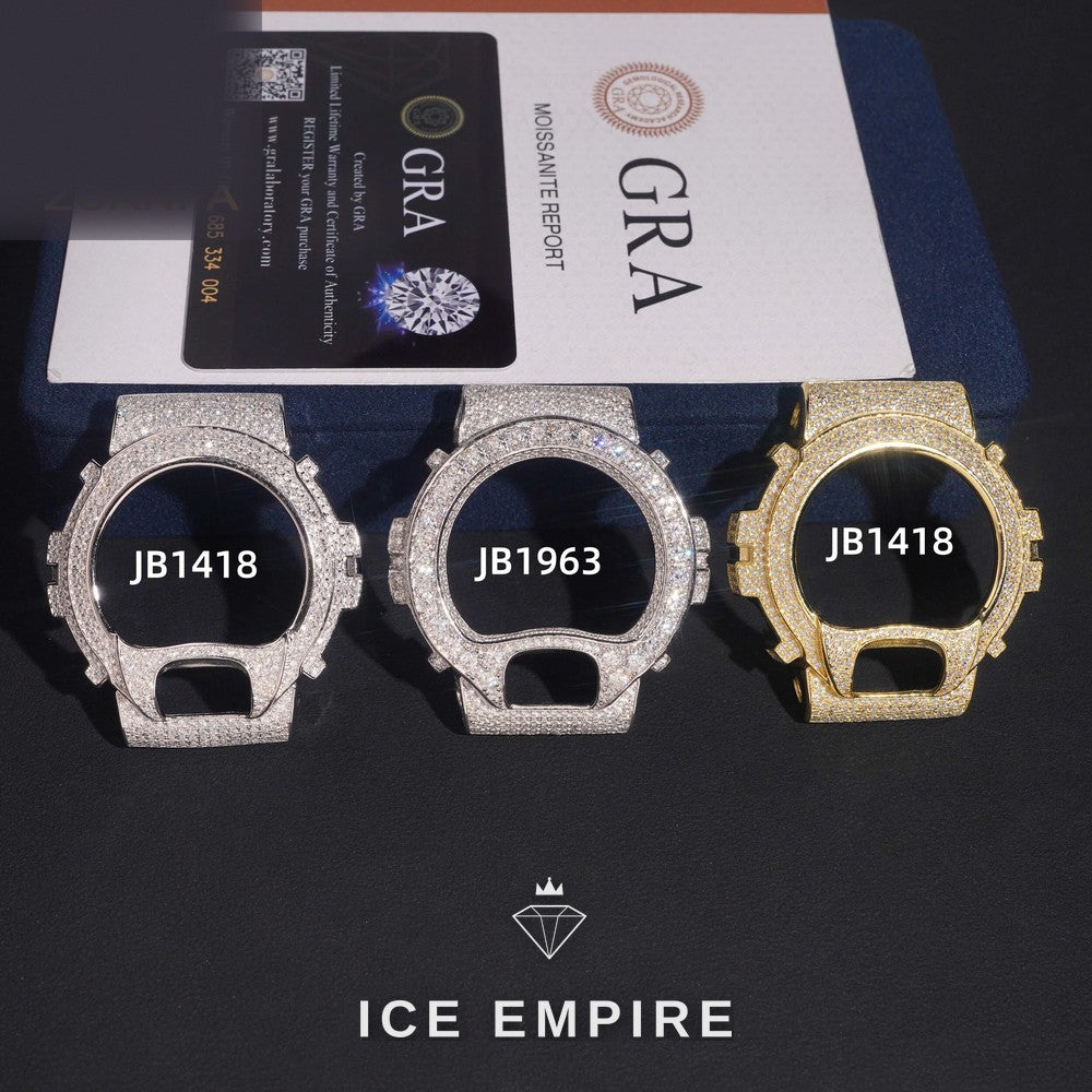 Iced Out 925 Silver Watch