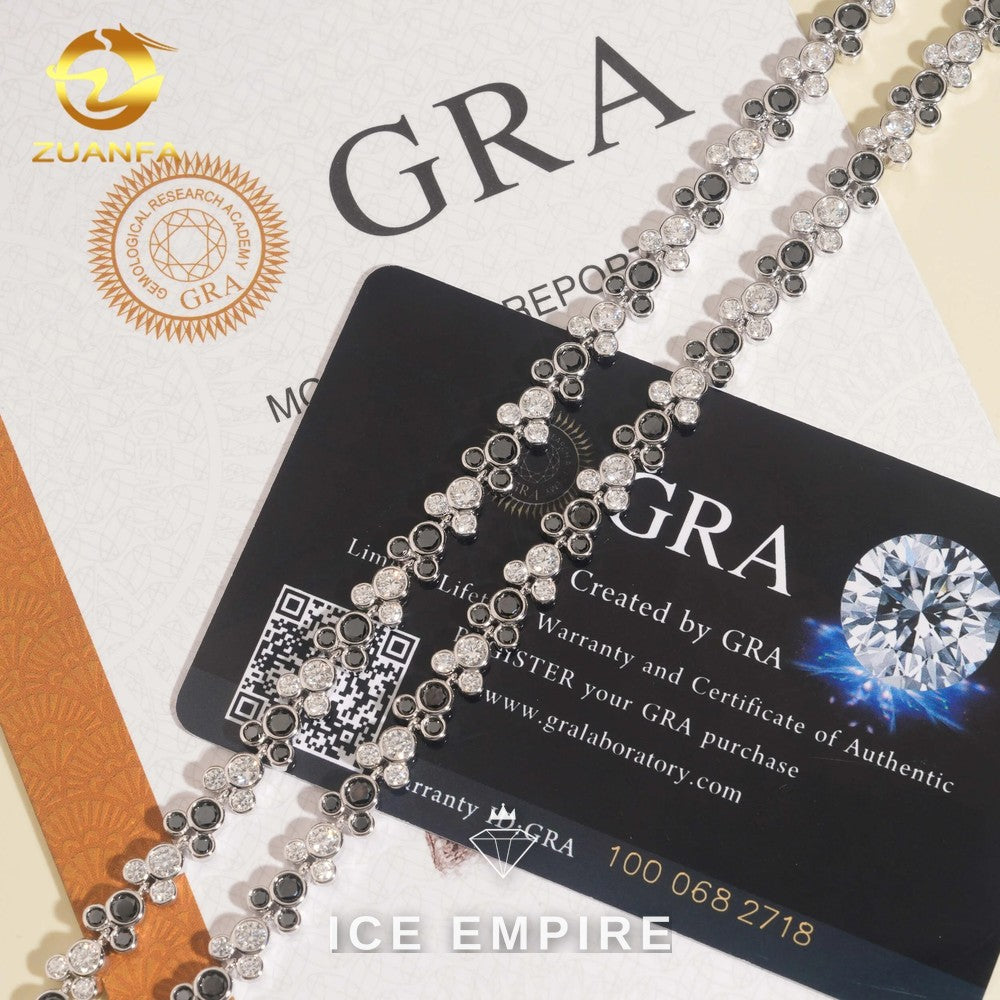 Iced Out 925 Silver Moissanite Bracelet