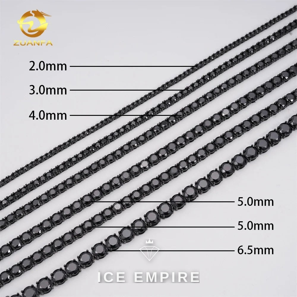 Iced Out Gold Plated Moissanite Cuban Chain