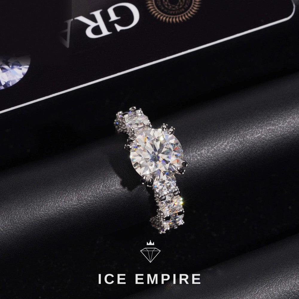 Iced Out 925 Silver Moissanite Watch