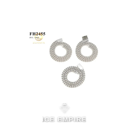 Iced Out Rose Gold Plated Moissanite Cuban Chain