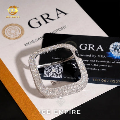 Iced Out 925 Silver Watch