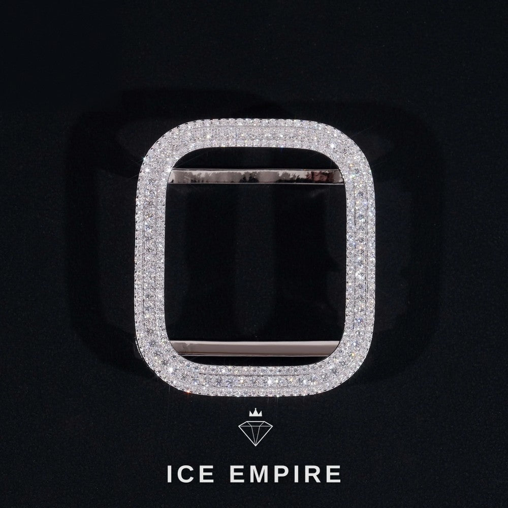 Iced Out 925 Silver Moissanite Watch