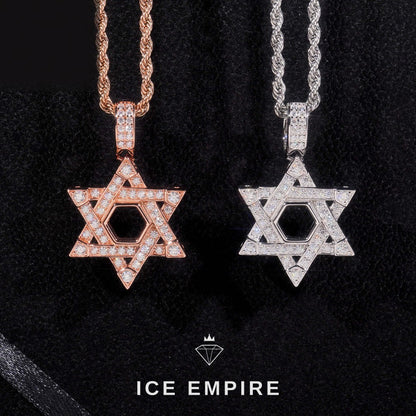 Iced Out 925 Silver Pendant