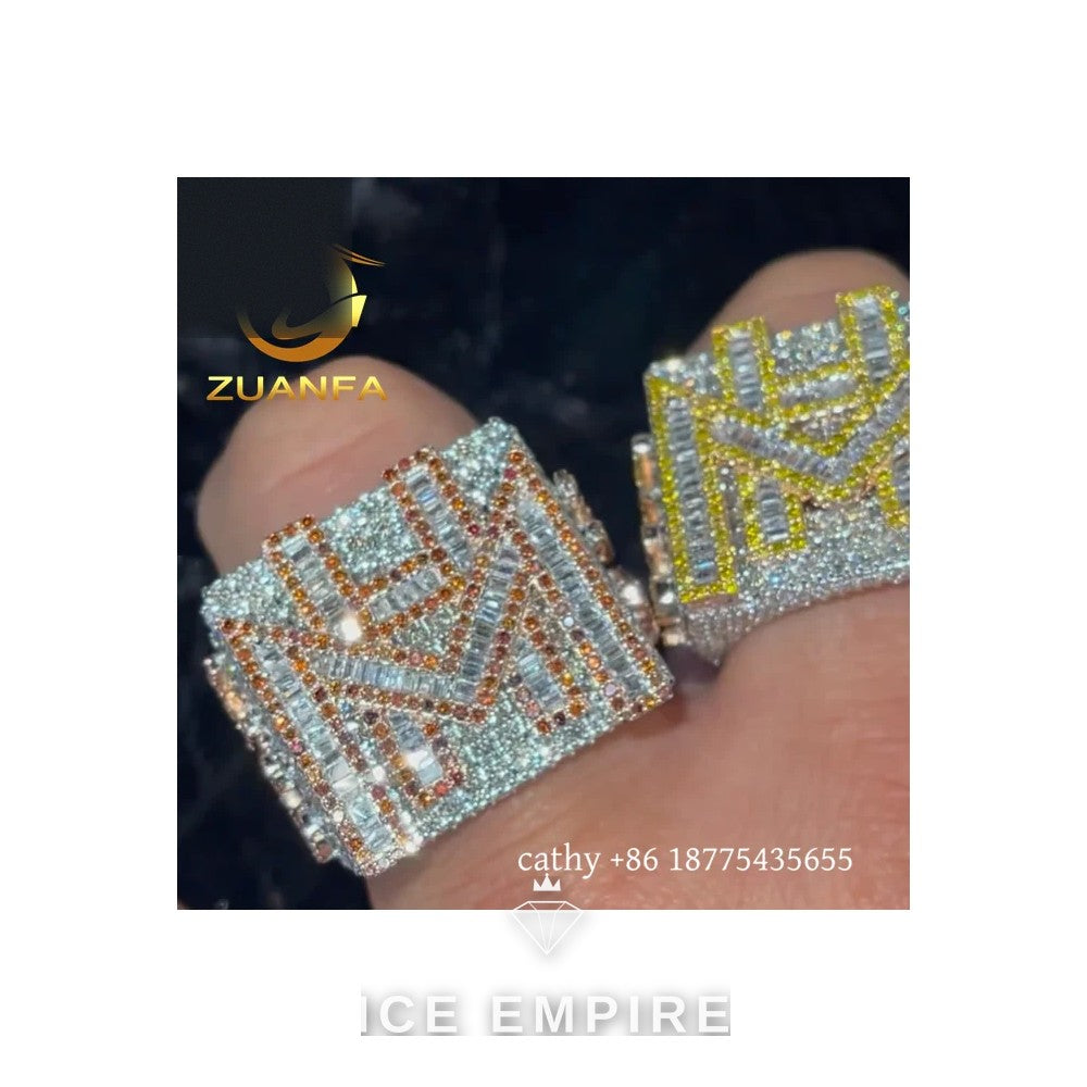 Iced Out 925 Silver Ring