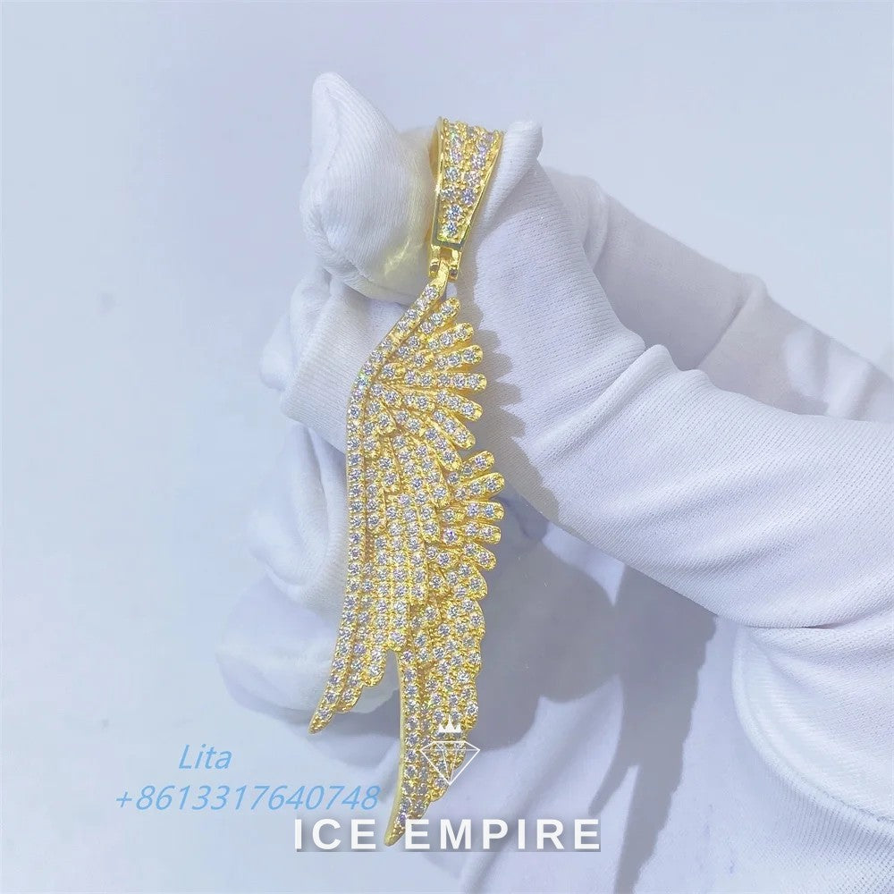 Iced Out 925 Silver Pendant