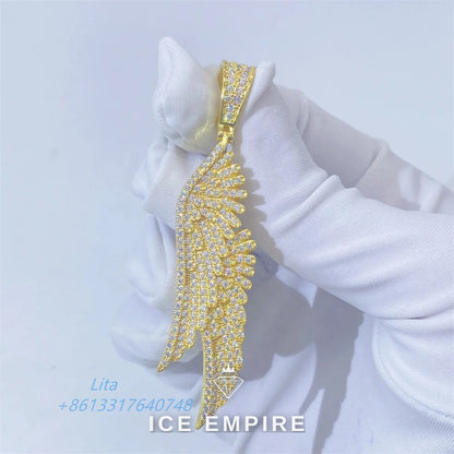 Iced Out 925 Silver Pendant