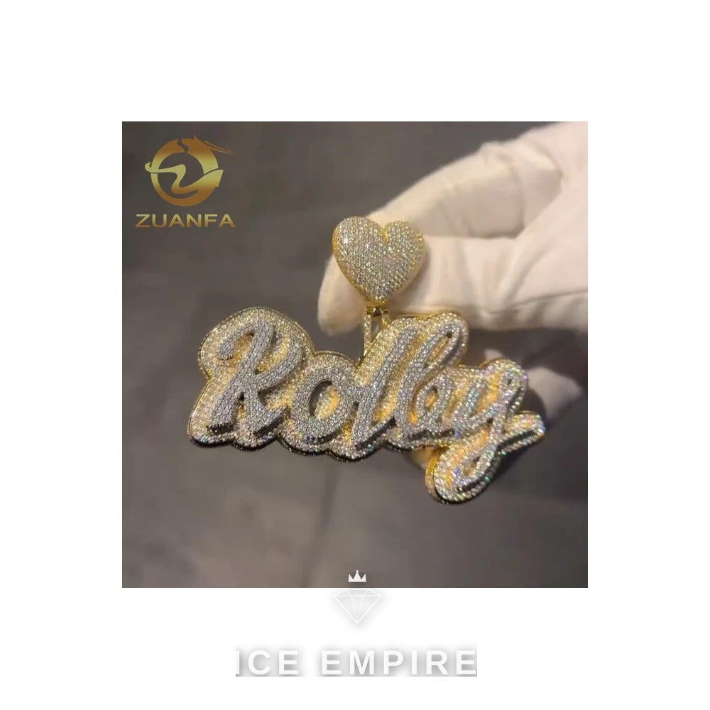 Iced Out Rose Gold Plated Cuban Chain