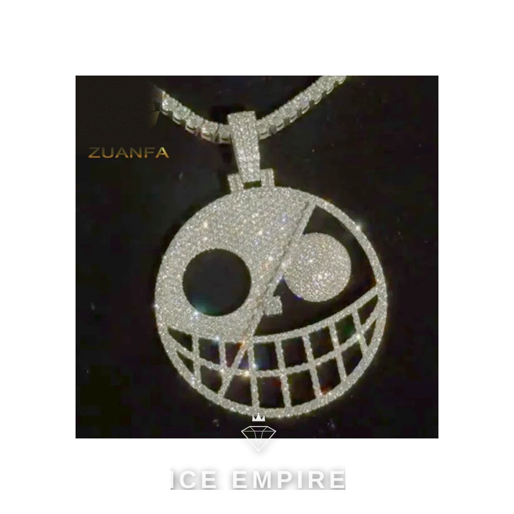 Iced Out Baguette Rose Gold Plated Cuban Chain