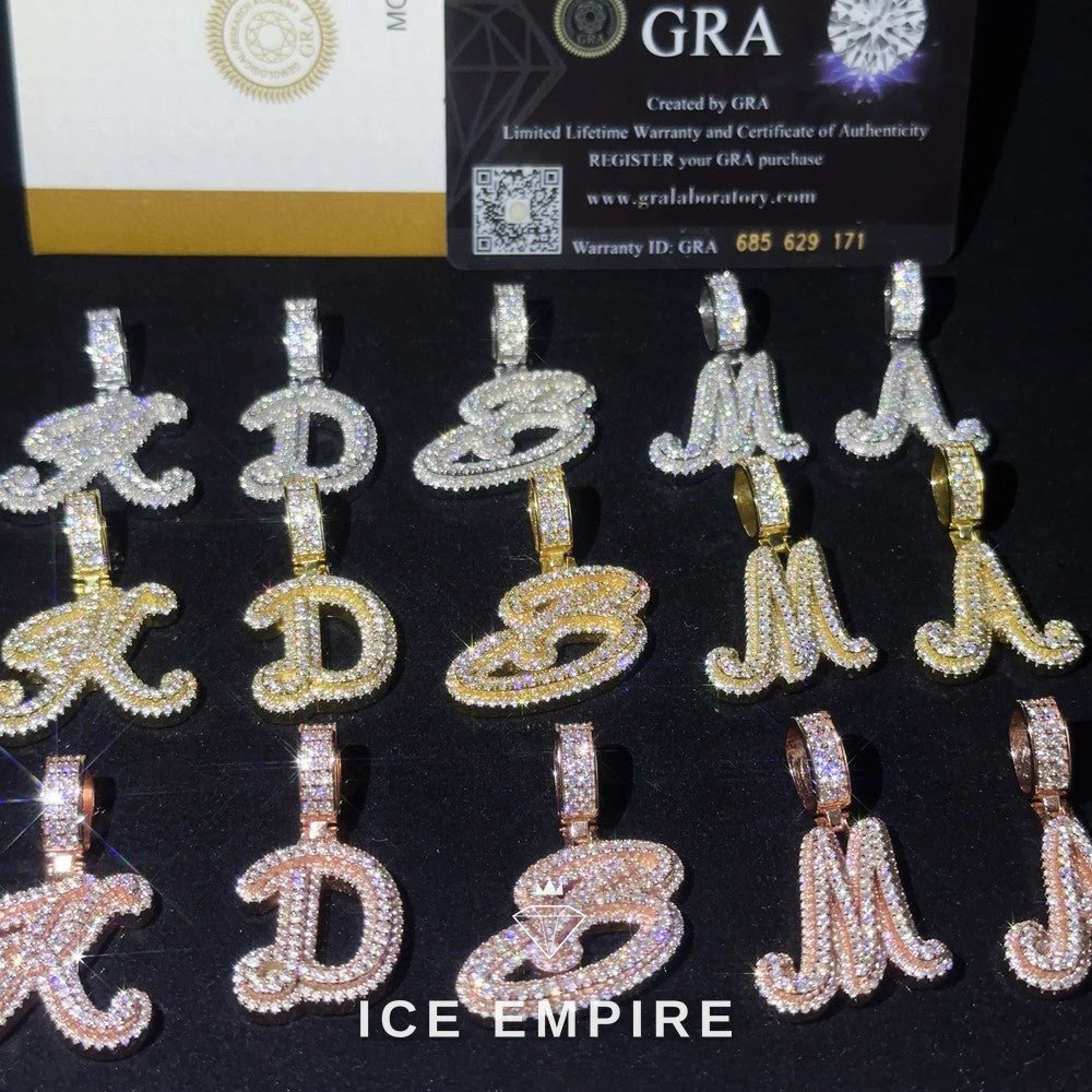 Iced Out Rose Gold Plated Moissanite Cuban Chain