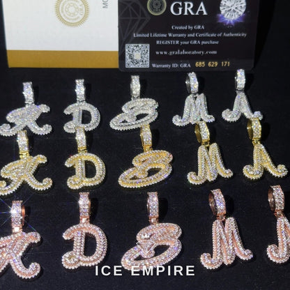 Iced Out Rose Gold Plated Moissanite Cuban Chain