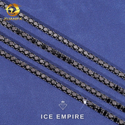 Iced Out Gold Plated Moissanite Cuban Chain