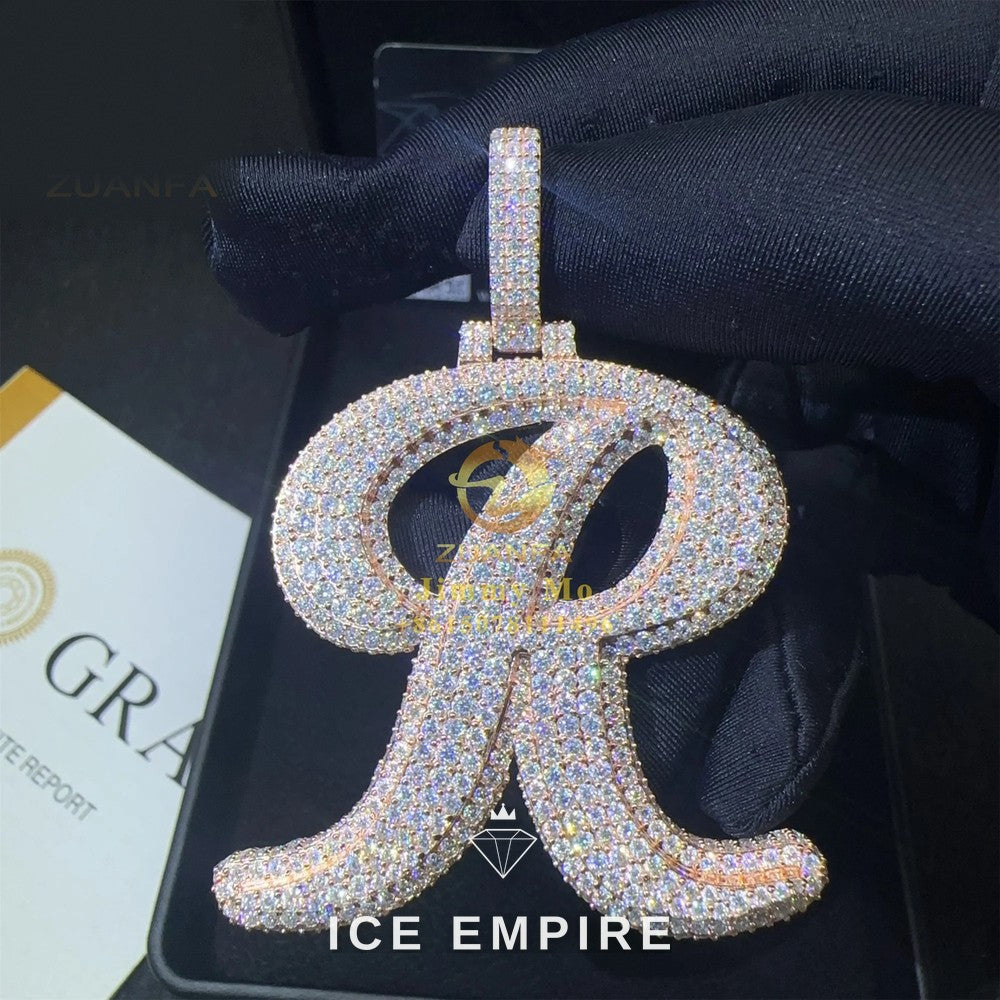 Iced Out 925 Silver Pendant