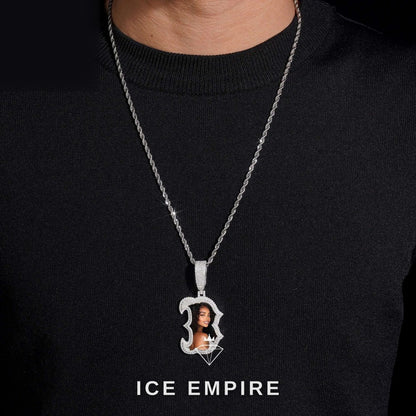 Iced Out 925 Silver Moissanite Pendant