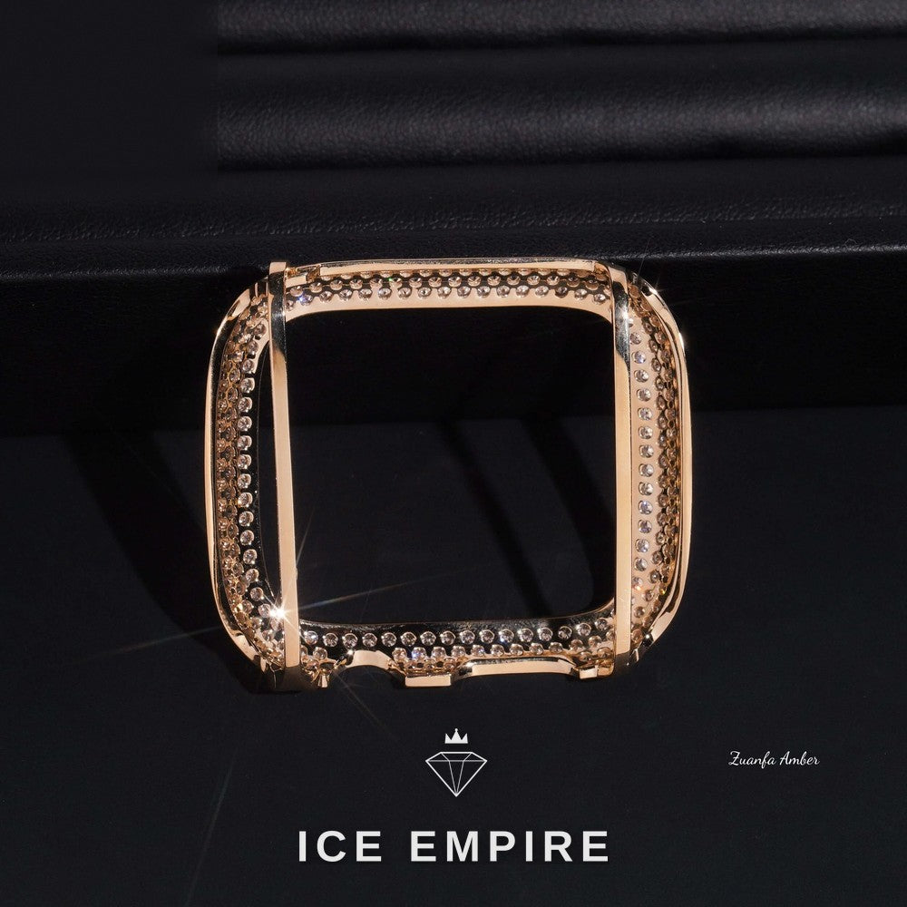 Iced Out 14K Gold Lab Grown Diamond Watch
