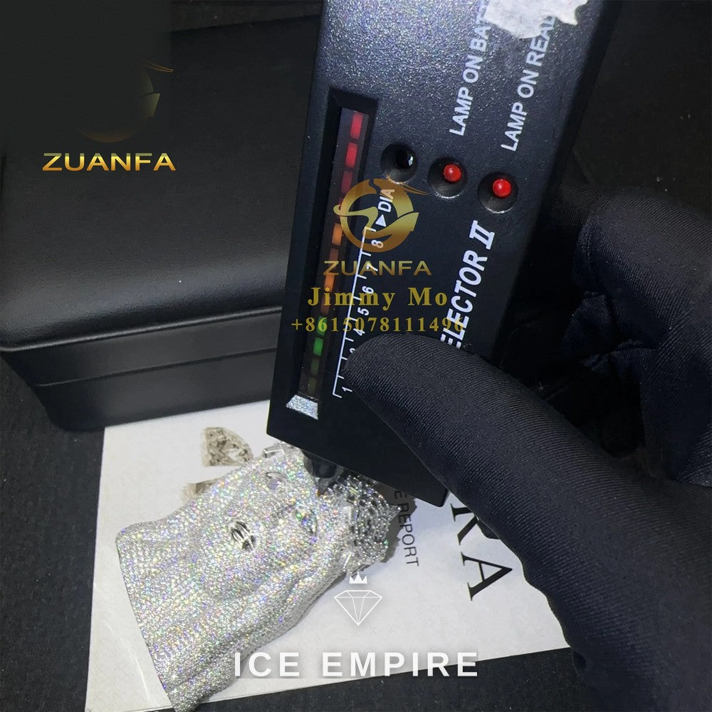 Iced Out 925 Silver Moissanite Pendant