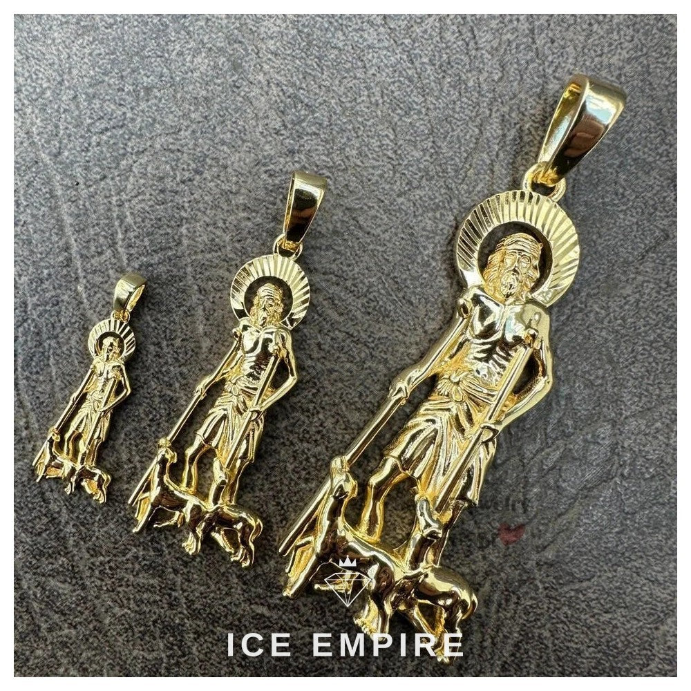 Iced Out Gold Plated Moissanite Pendant