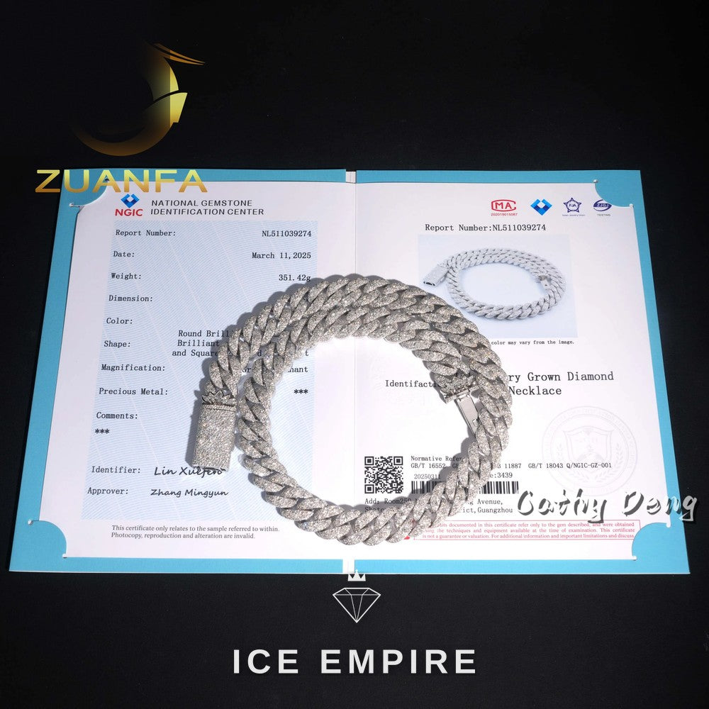 Iced Out Rose Gold Plated Cuban Chain