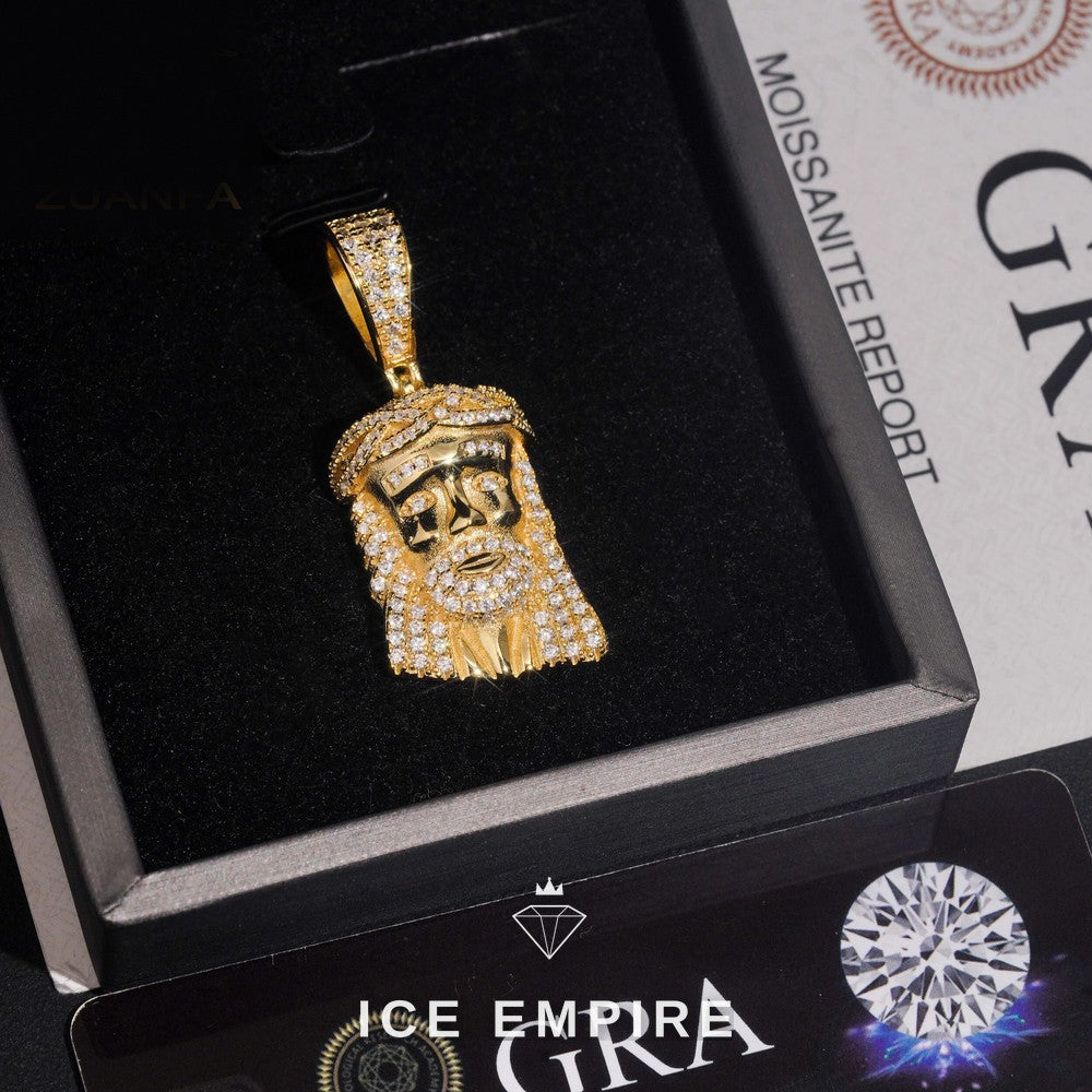 Iced Out Gold Plated Pendant