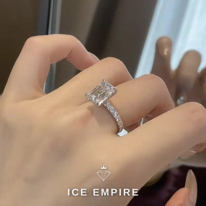 Iced Out Gold Plated Lab Grown Diamond Ring