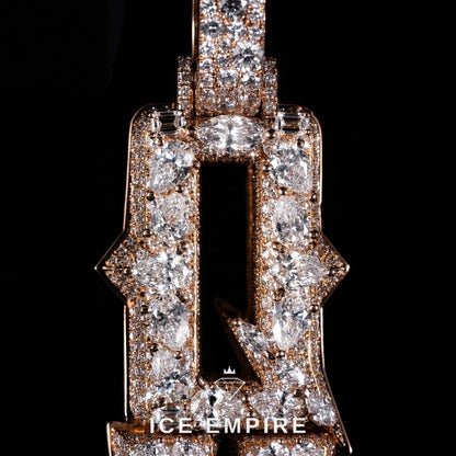 Iced Out 925 Silver Moissanite Pendant
