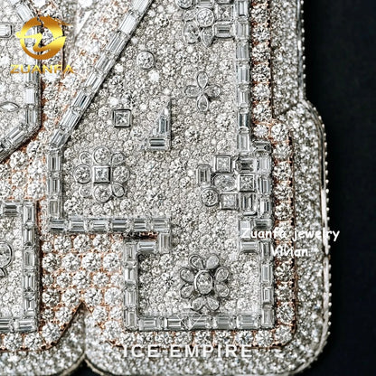 Iced Out 925 Silver Pendant
