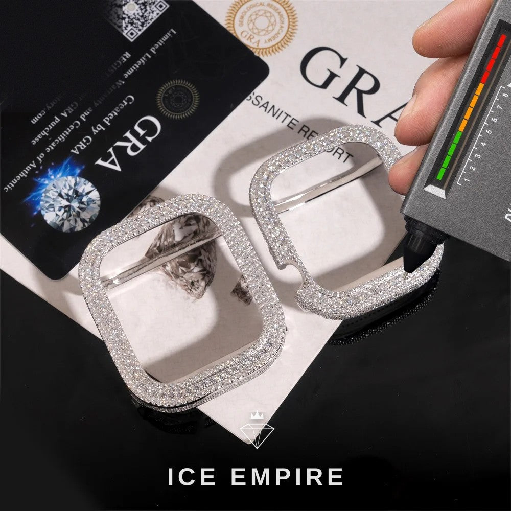 Iced Out 925 Silver Watch