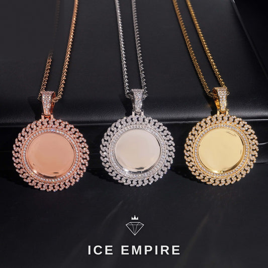 Iced Out Gold Plated Pendant