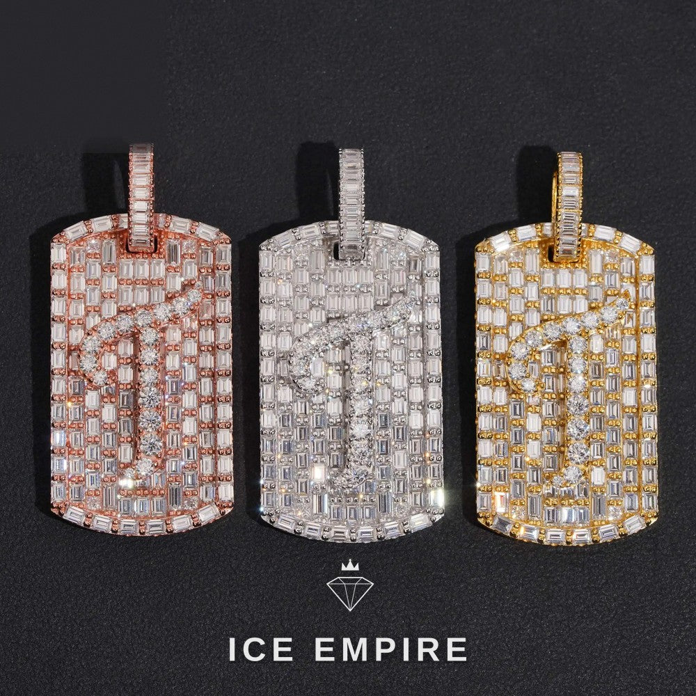 Iced Out Gold Plated Moissanite Pendant