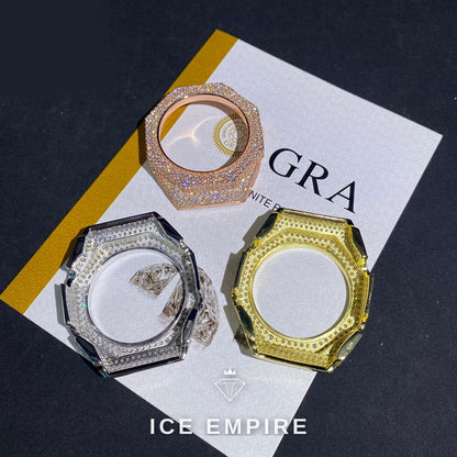 Iced Out 925 Silver Moissanite Watch