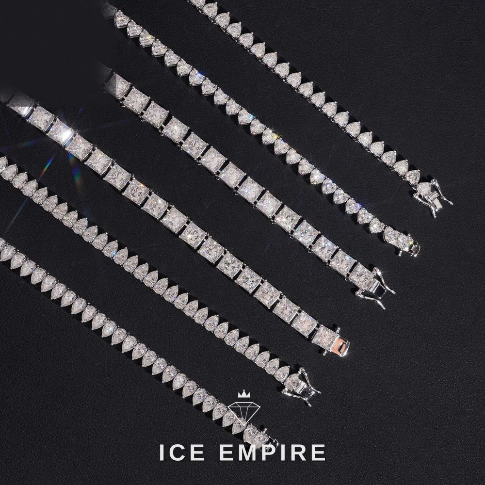 Iced Out Gold Plated Moissanite Cuban Chain